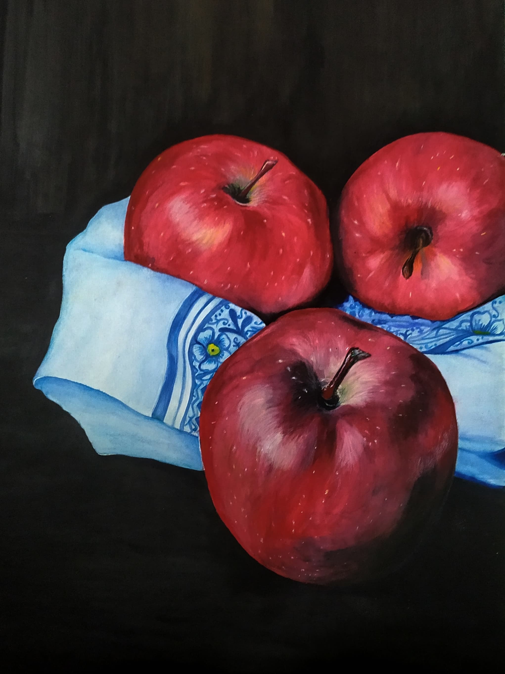 3 Apples - acrylic  12/2019 